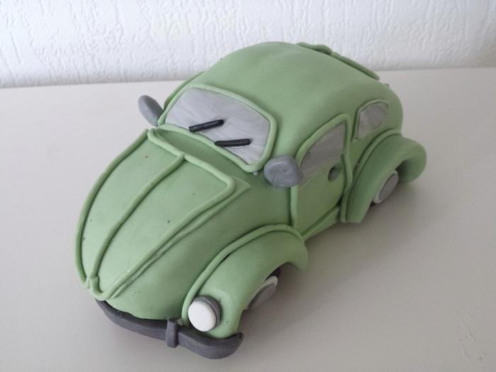 VW Beatle cake