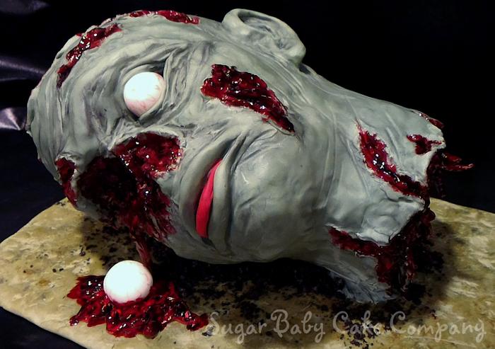 Decapitated Zombie Head