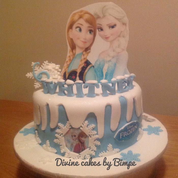 Disney frozen cake