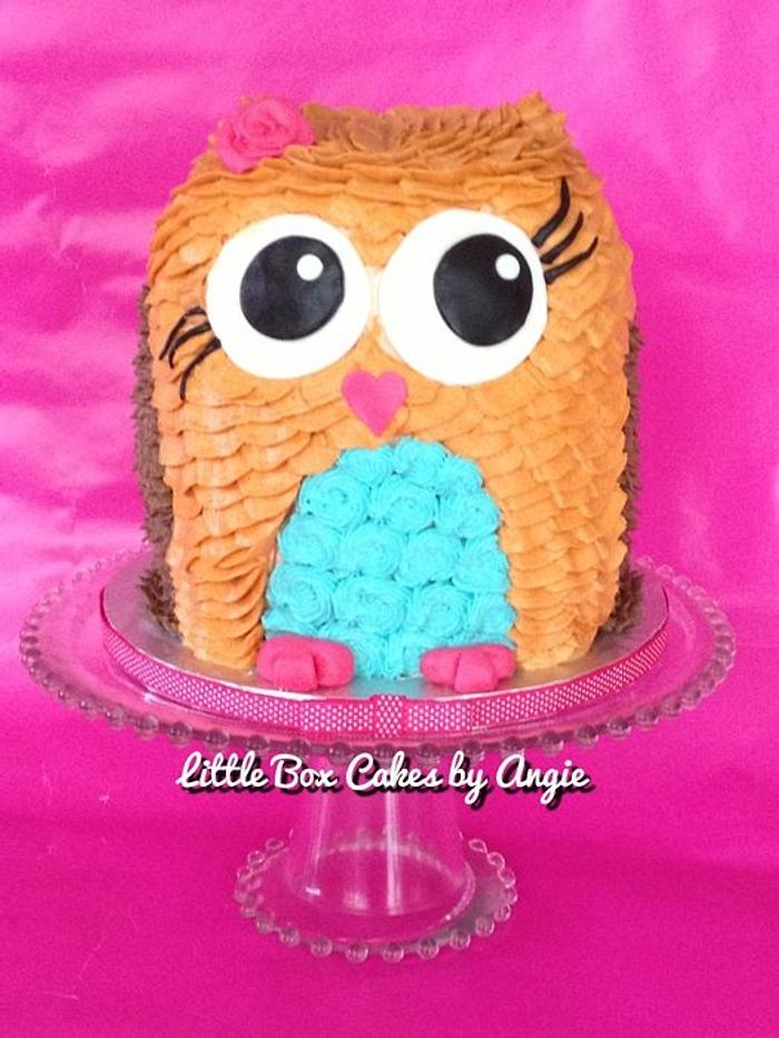 3D Owl Cake
