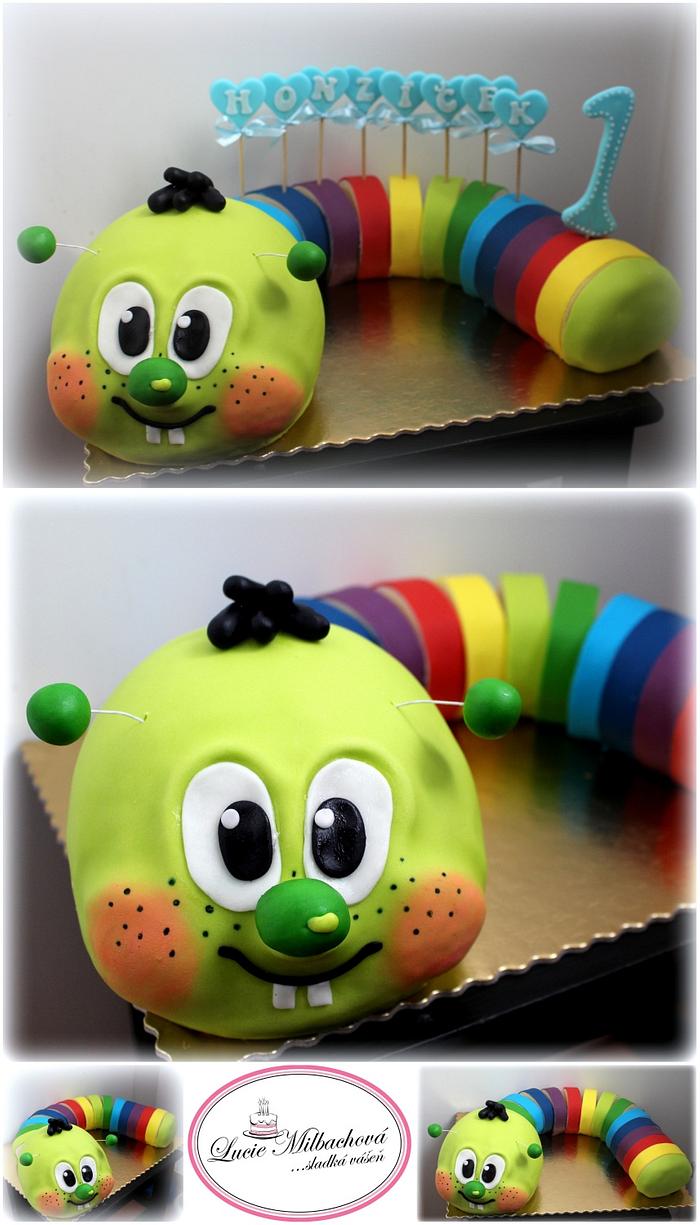 Caterpillar - cake