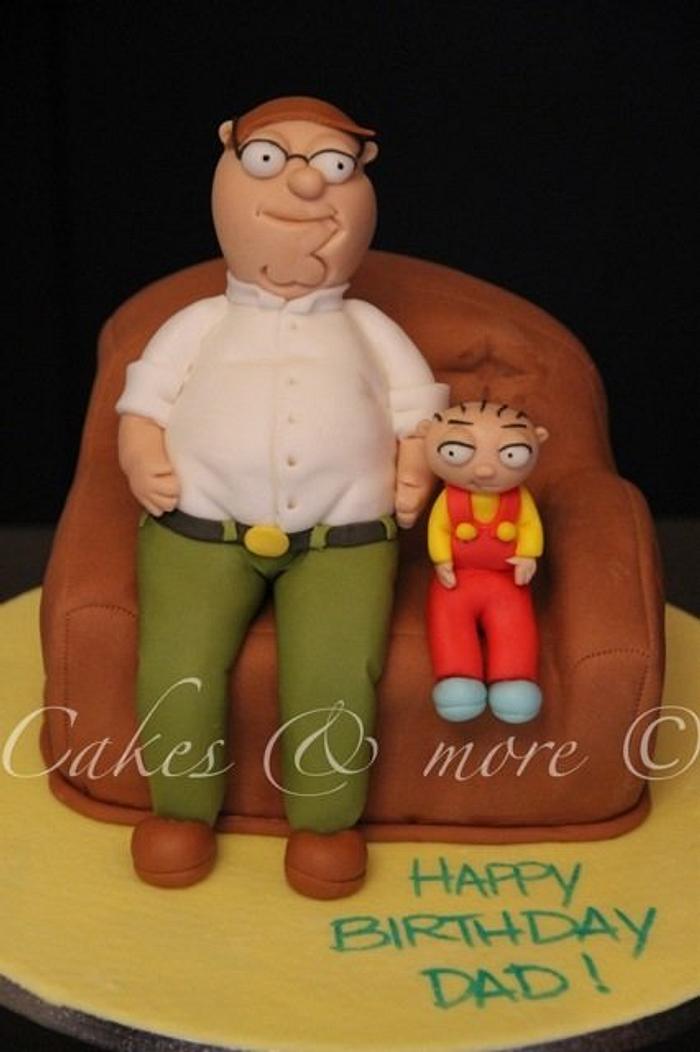 Family Guy cake - Decorated Cake by Elli & Mary - CakesDecor
