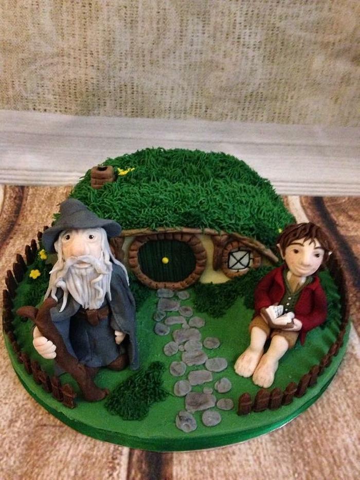 The hobbit hole cake