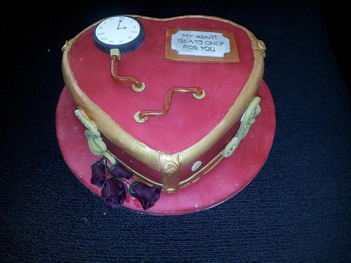 Steampunk Anniversary Cake