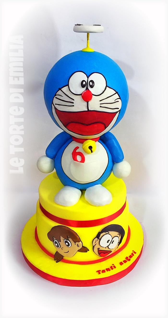 Doraemon theme cake 2k.g pineapple-sonthuy.vn