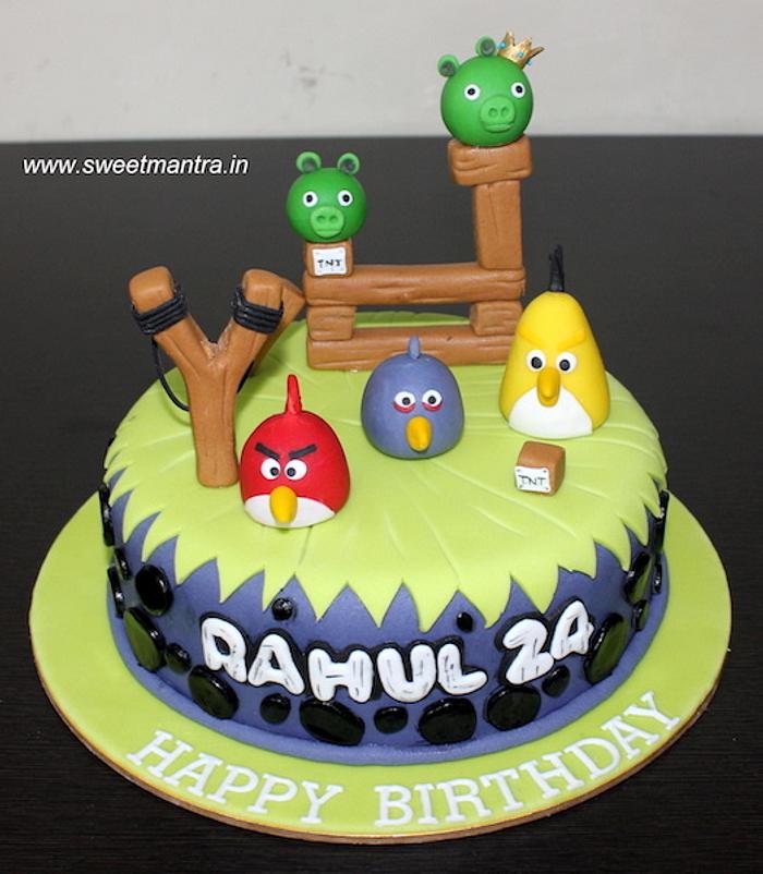 ANGRY BIRDS CAKE - How To Make by Cakes StepbyStep - YouTube