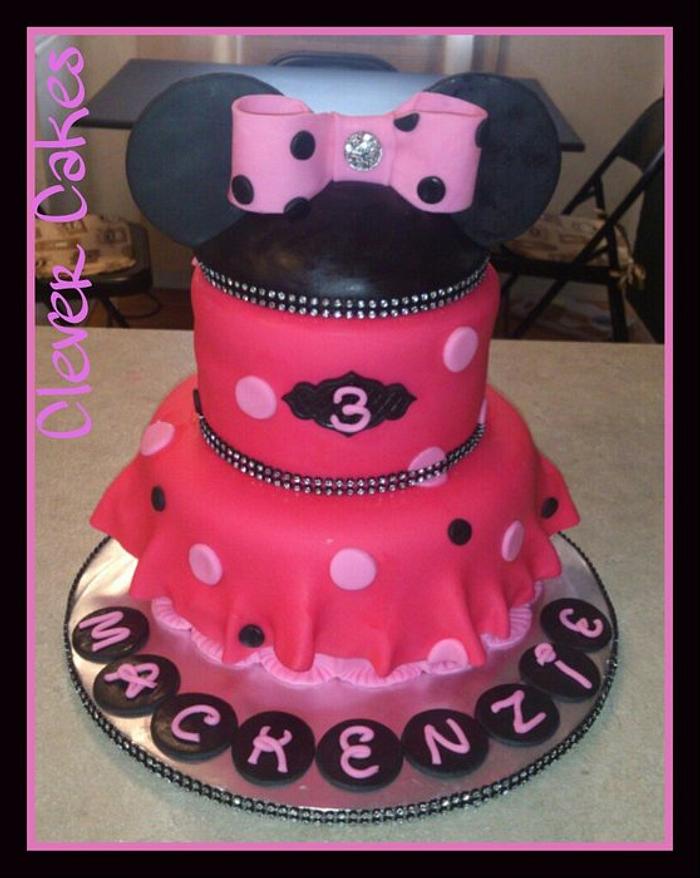 Blingy Minnie Cake