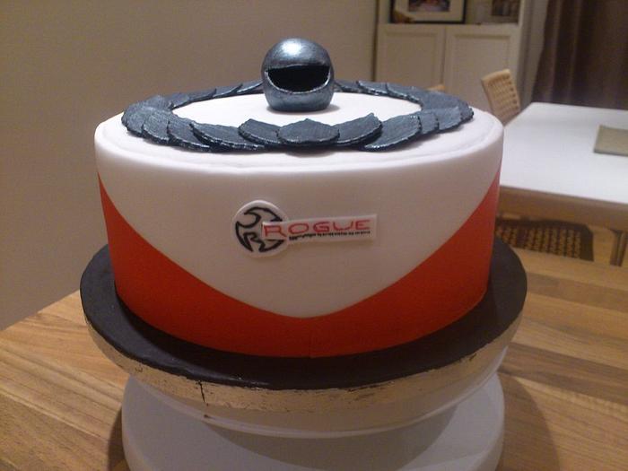 Motor racing cake