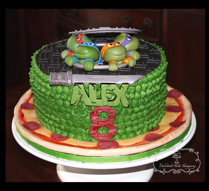 Teenage Mutant Ninja Turtles Cake.