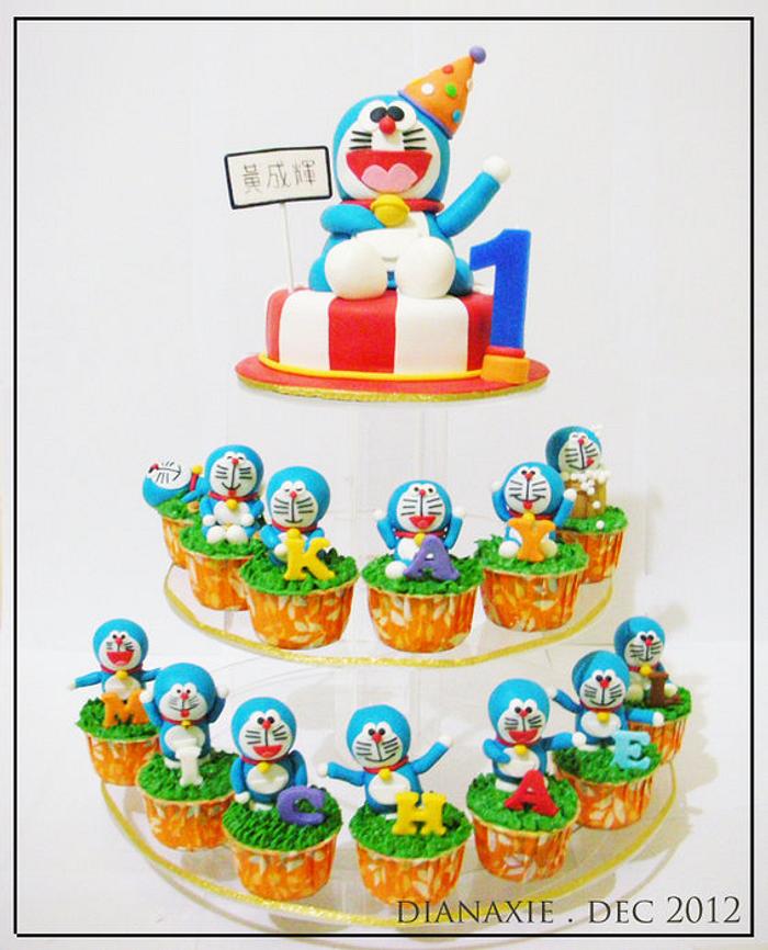 Doraemon Themed Cake – Brownie Point India