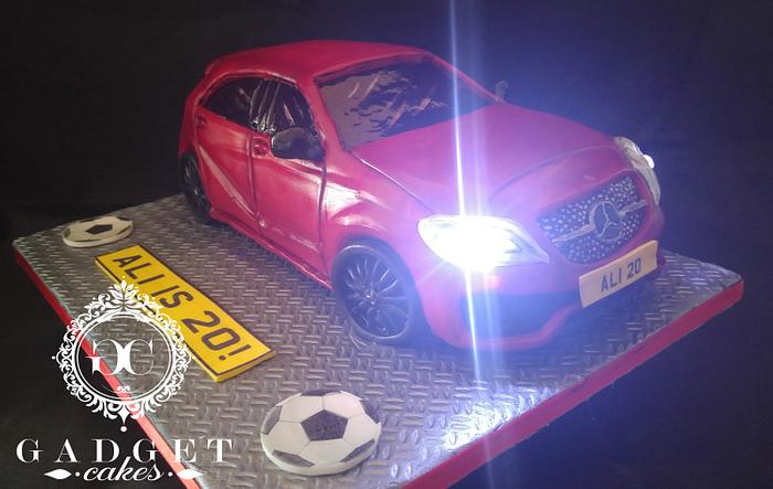 Mercedes a180d AMG line car cake