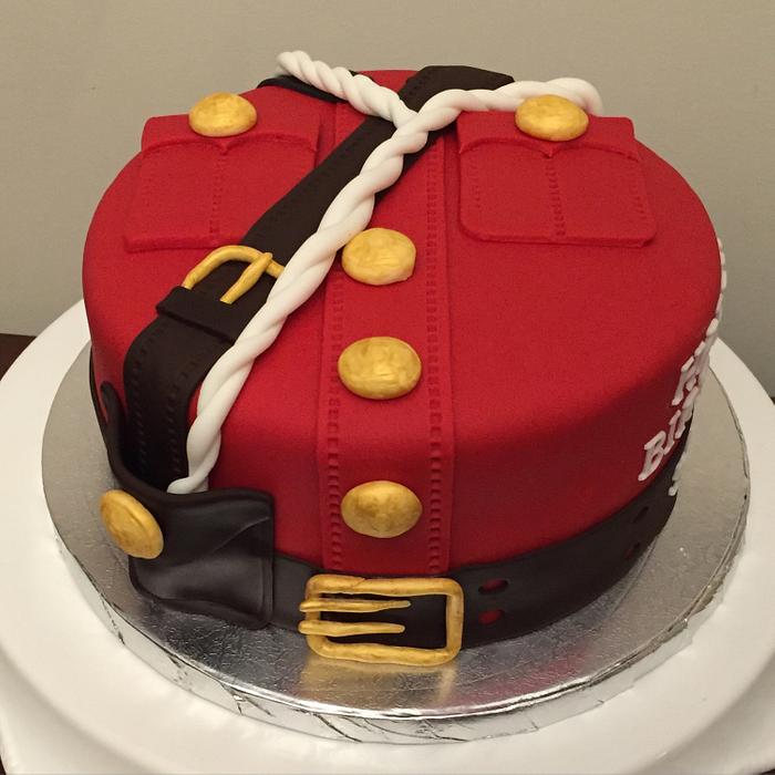 RCMP Red Serge Cake