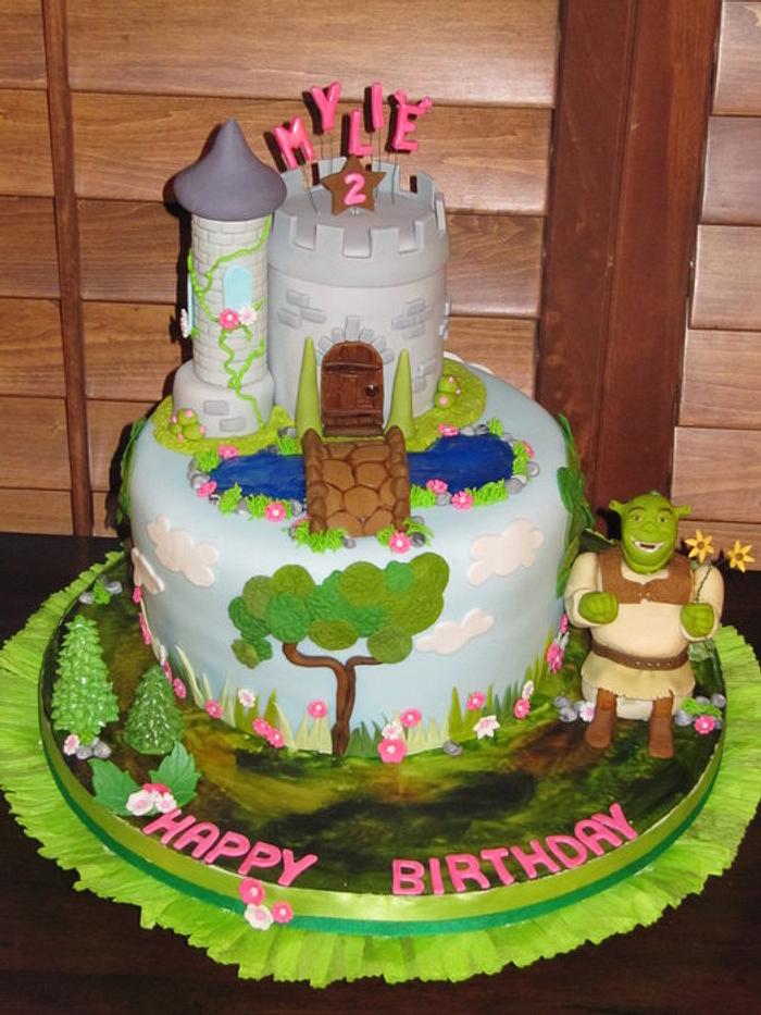 SuperDecor Birthday Cake Topper for Shrek Theme Happy Birthday Cake  Decorations Cartoon Party Supplies Monster Party Decor for Kids and Adults  : Amazon.ae: Grocery