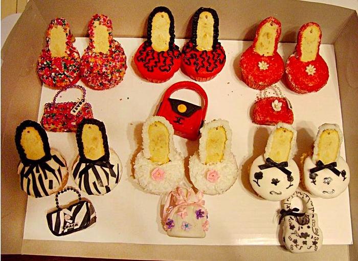 Cupcake heels and purses