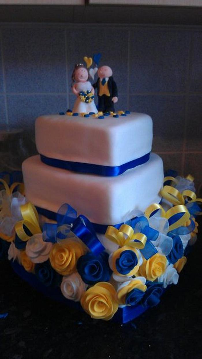 1st wedding cake 
