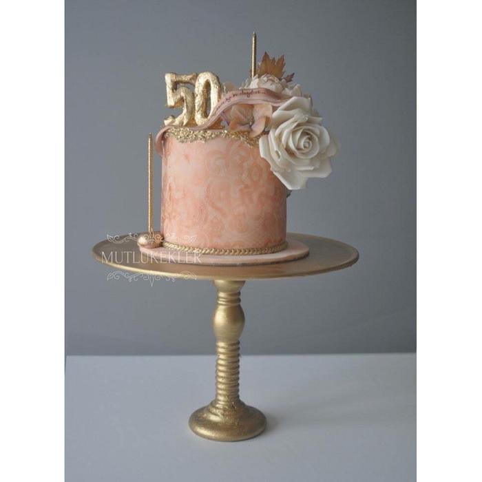 50 years themed cake...