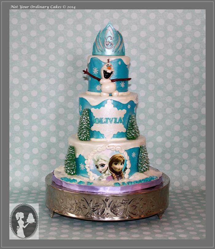 Queen Elsa cake