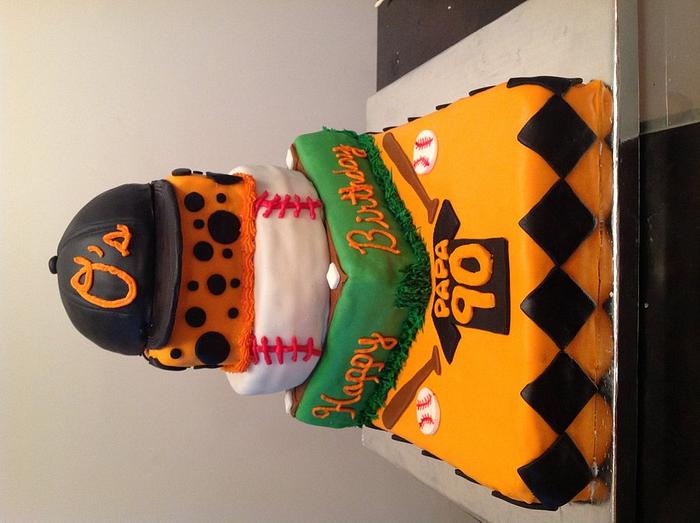 Orioles 90th birthday cake