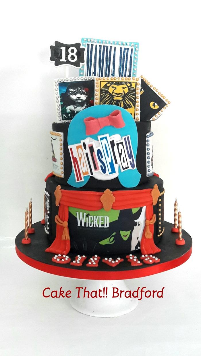 Musical theatre cake