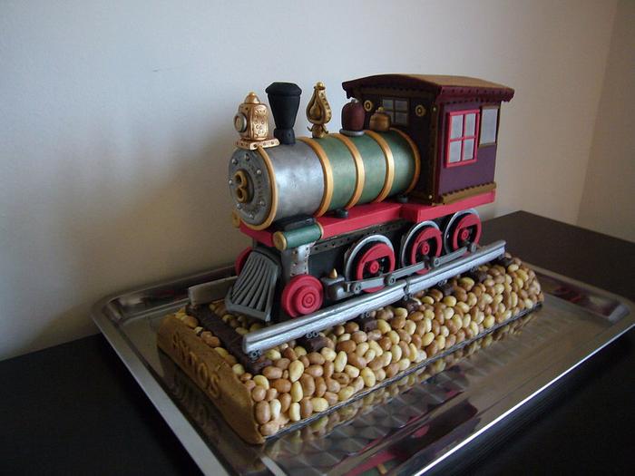 Steam Train Themed Cake | The Travelling Cupcake