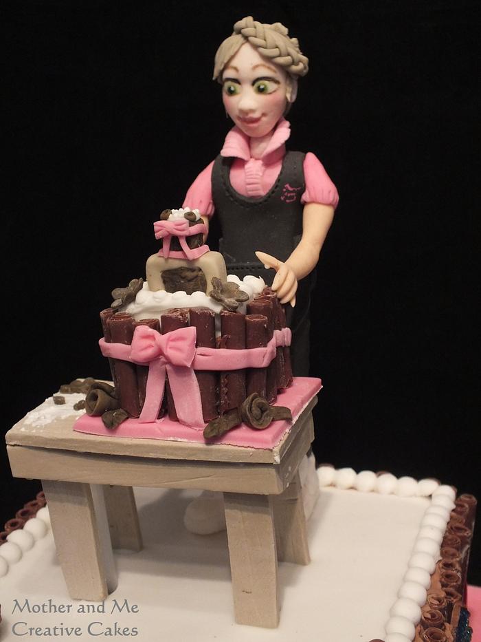 A cake, on a cake, on a cake!