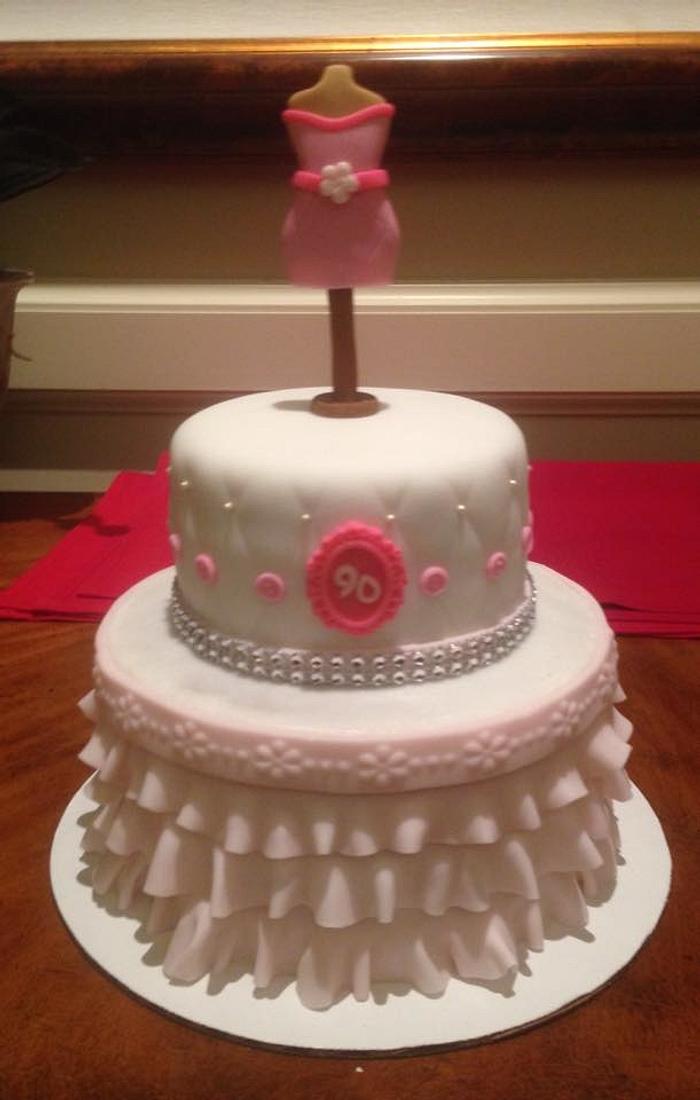 Ruffles and Sparkles Cake