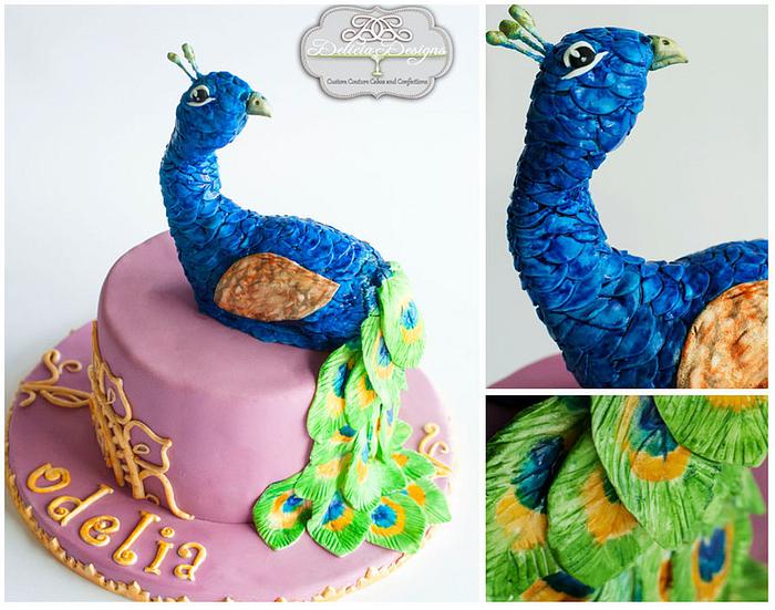 Peacock Cake