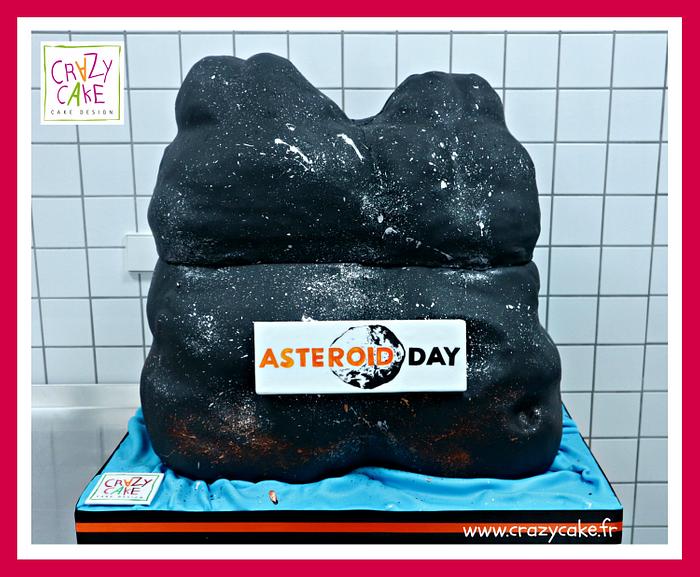 Asteroid day cake