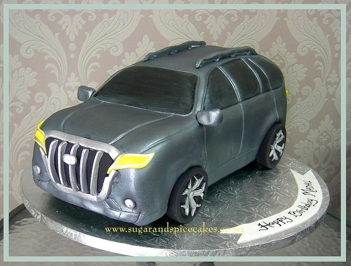 Prado Land Cruiser Car Cake