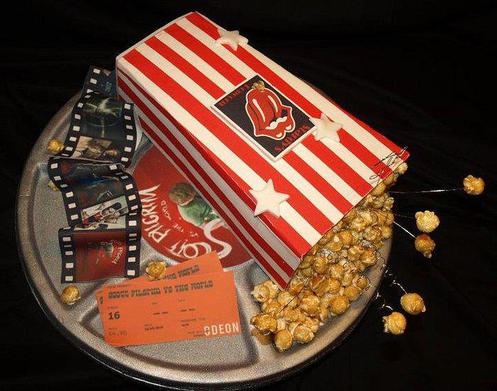 Popcorn Cinema cake