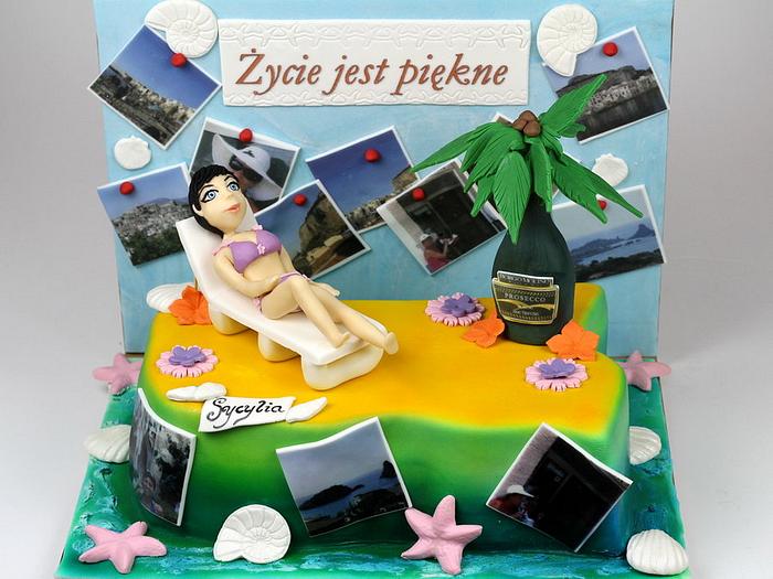 Sicily Island Birthday Cake