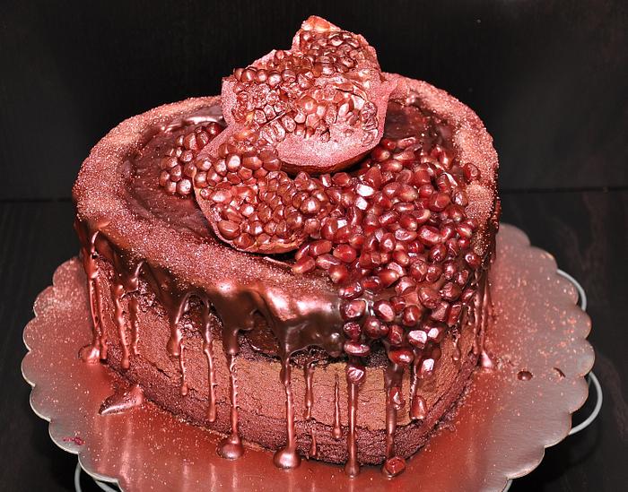 granaatappel dark cake