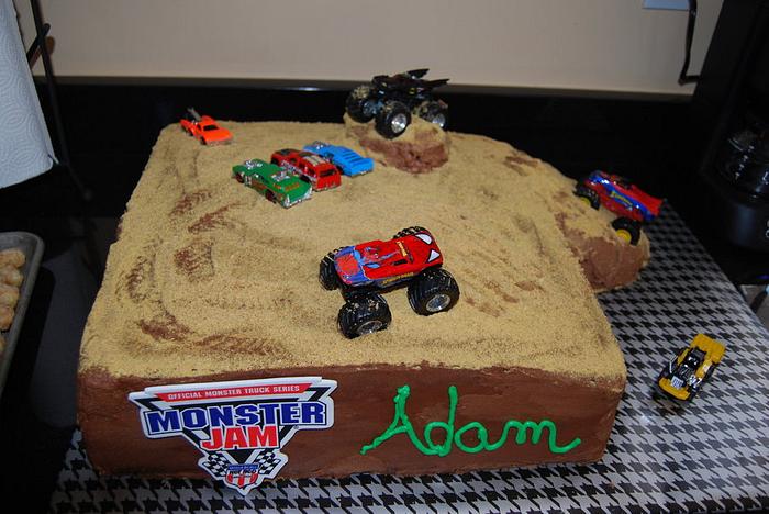 Monster Jam cake