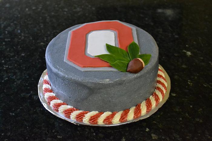Ohio State cake 