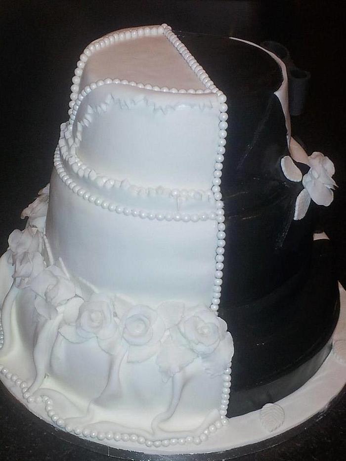 Wedding joined cake