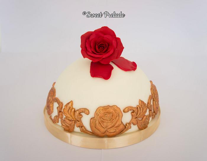 Rose Baroque cake by Sweet Prelude