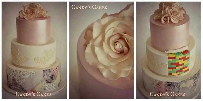 Cakeoupage wedding cake