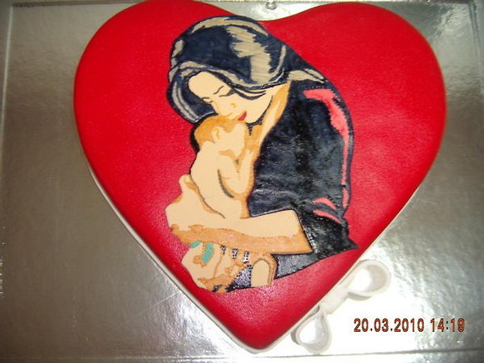 MOTHER AND CHILD CAKE