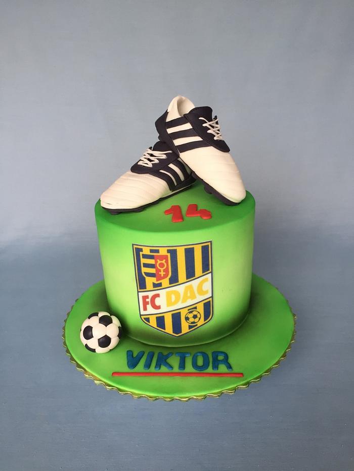 Soccer birthday cake 