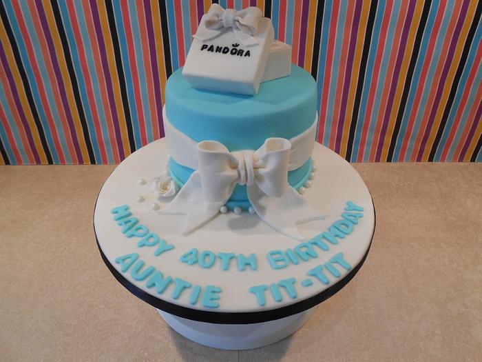 Tiffany/Pandora cake