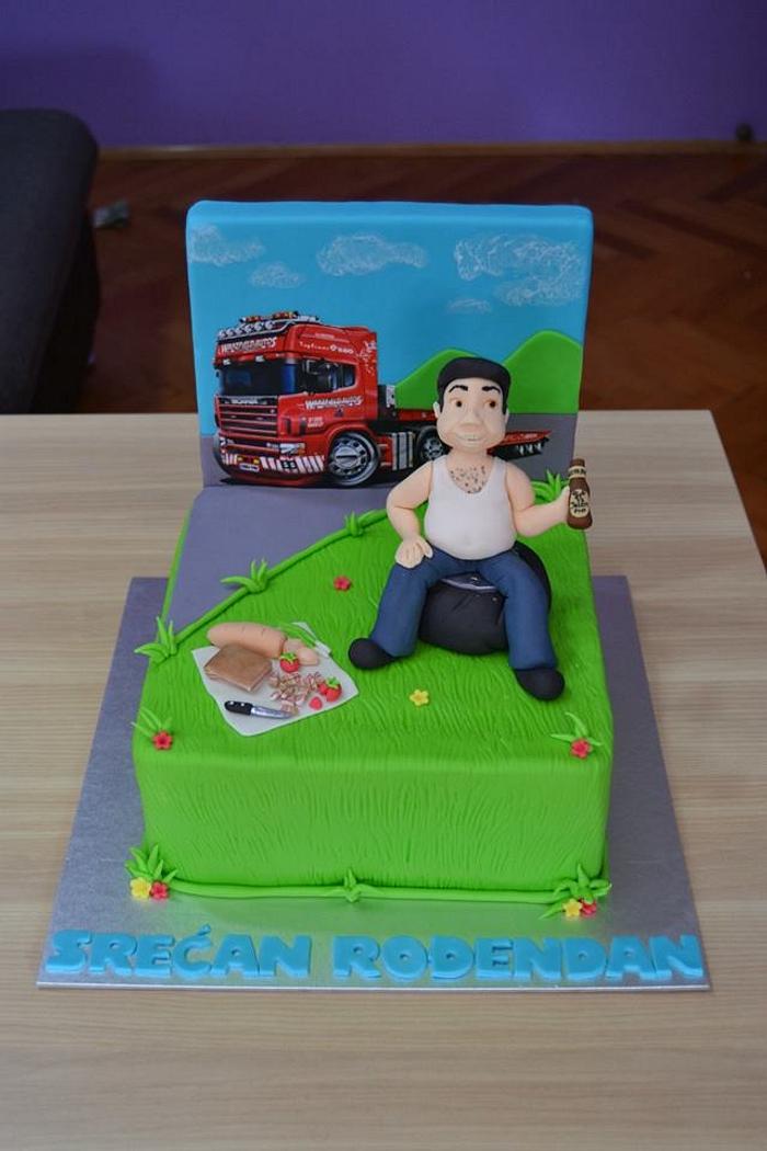 Trucker cake