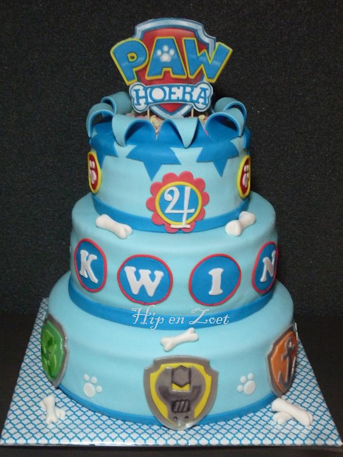 Paw Petrol birthday cake