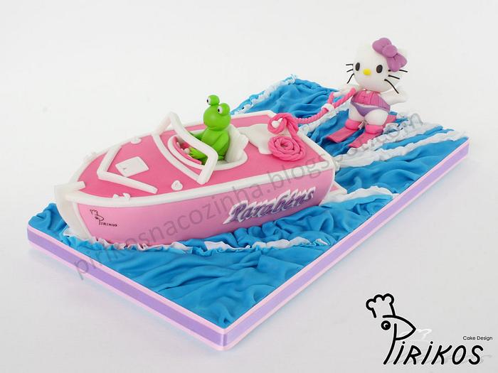 Hello Kitty WaterSky Cake.