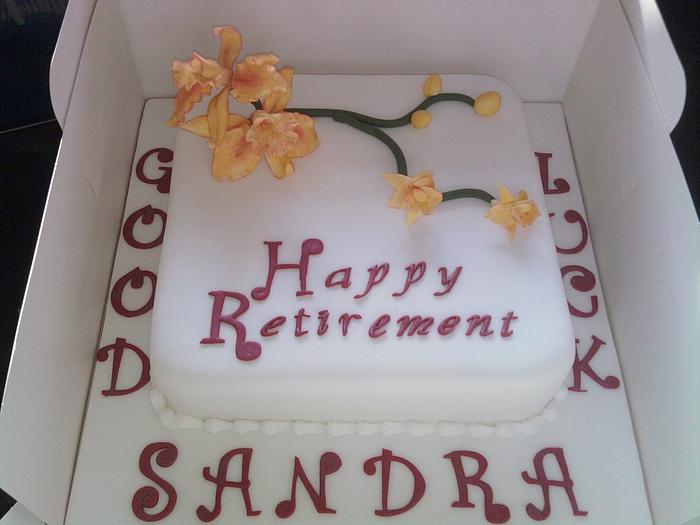 Retirement cake