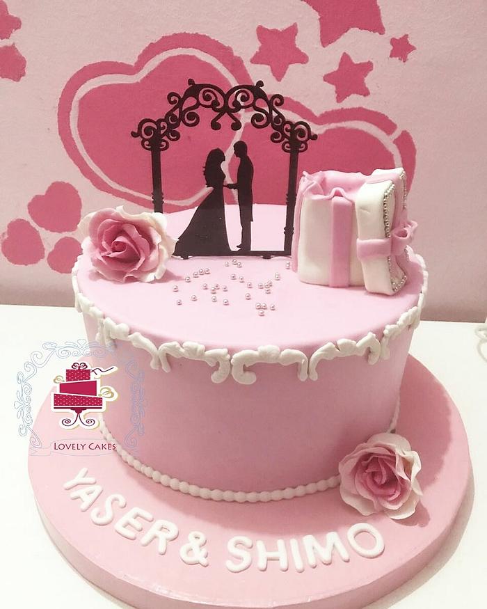 Engagement cake