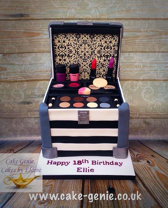 Make-Up Box Cake