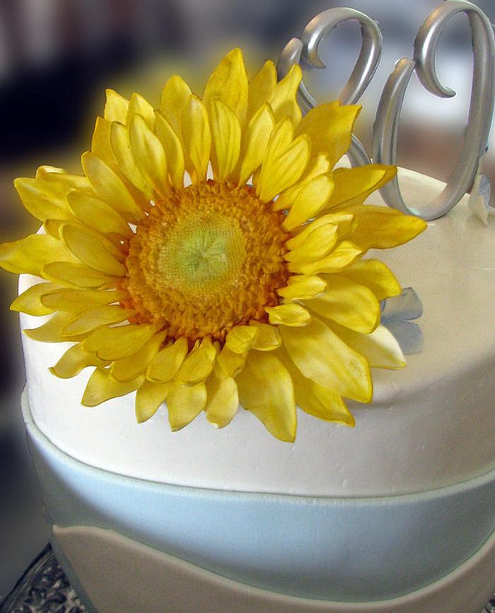 Sunflower Cake Topper