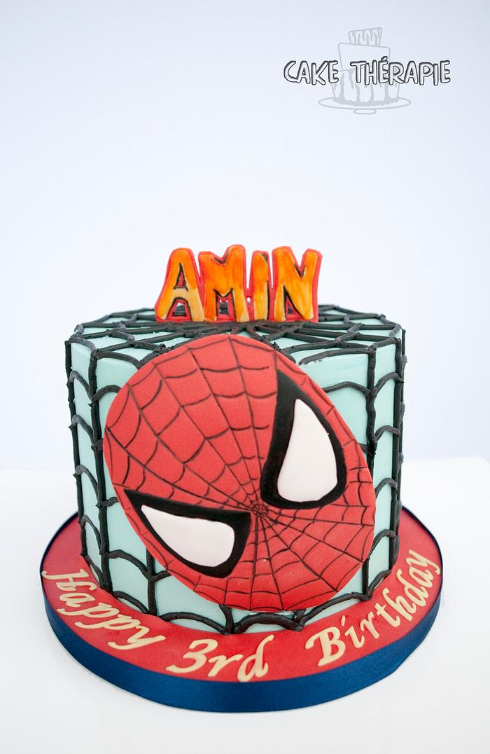 Spiderman cake. An all buttercream beauty