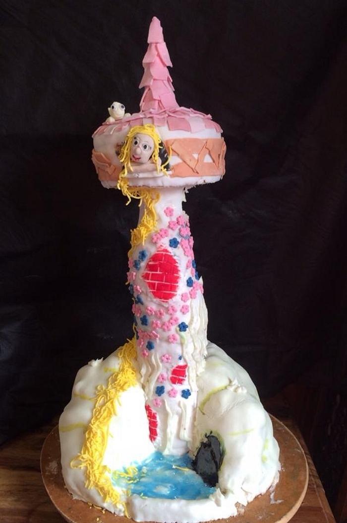 Rapunzel's Tower Cake!