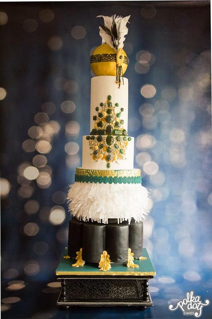 THE GREAT GATSBY-A MODERN WEDDING CAKE